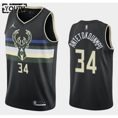 Camiseta Niños NBA Milwaukee Bucks Giannis Antetokounmpo 34 2020-21 Jordan Brand Statement Edition Swingman